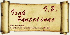 Isak Pantelinac vizit kartica